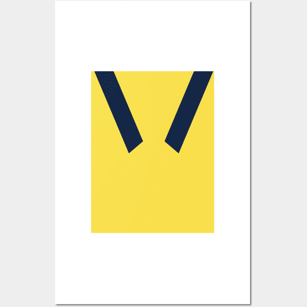 Tottenham 1978 Yellow and Navy Wall Art by Culture-Factory